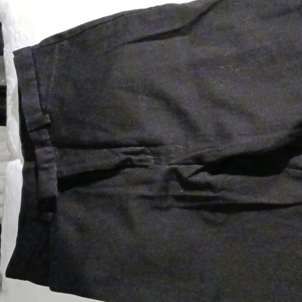 Woman's black cotton dress pants
